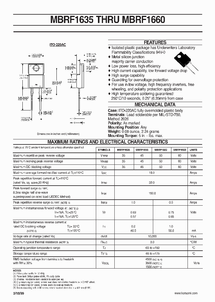 MBRF1650_8026960.PDF Datasheet