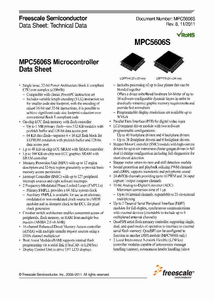 SPC5604SF2VLQ6_8027181.PDF Datasheet