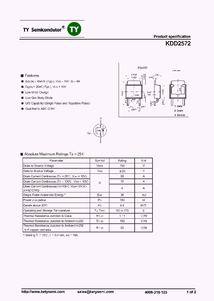 KDD2572_8028692.PDF Datasheet
