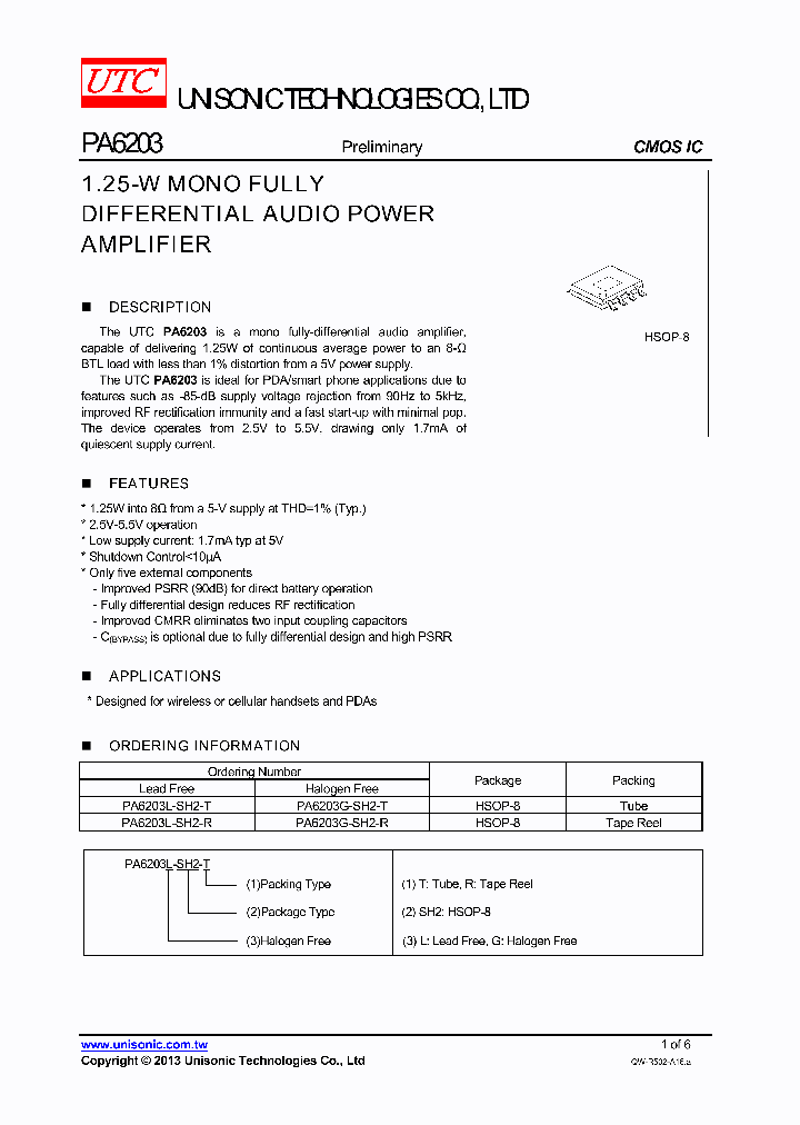 PA6203_8029208.PDF Datasheet