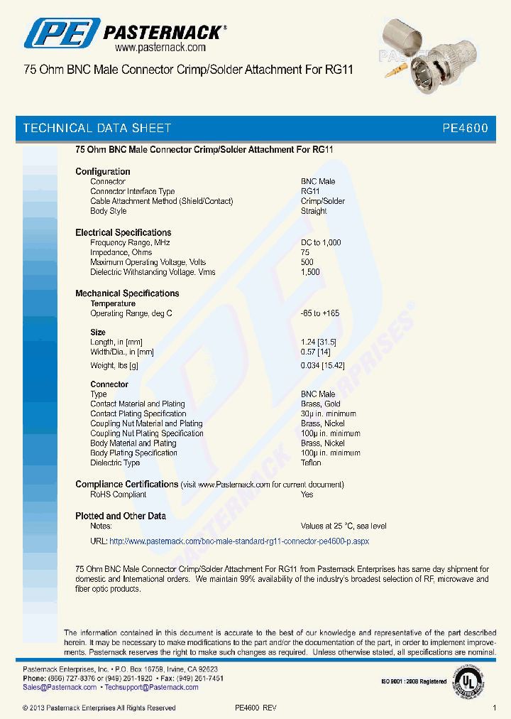 PE4600_8029407.PDF Datasheet