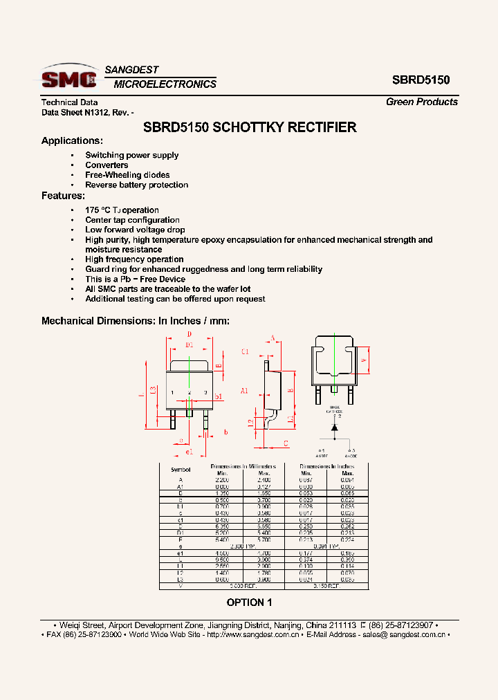 SBRD5150_8031685.PDF Datasheet