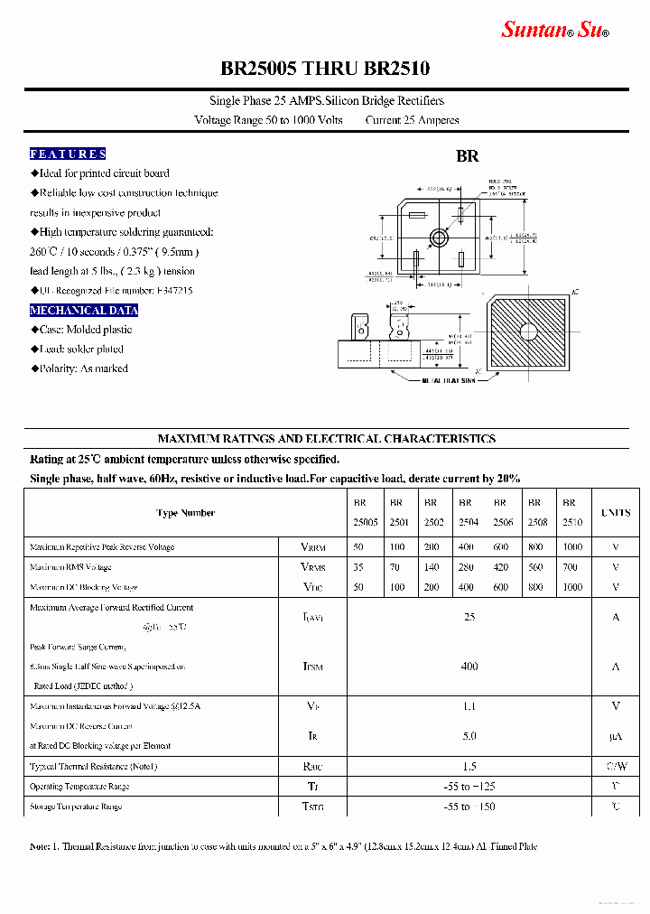BR2510_7804350.PDF Datasheet