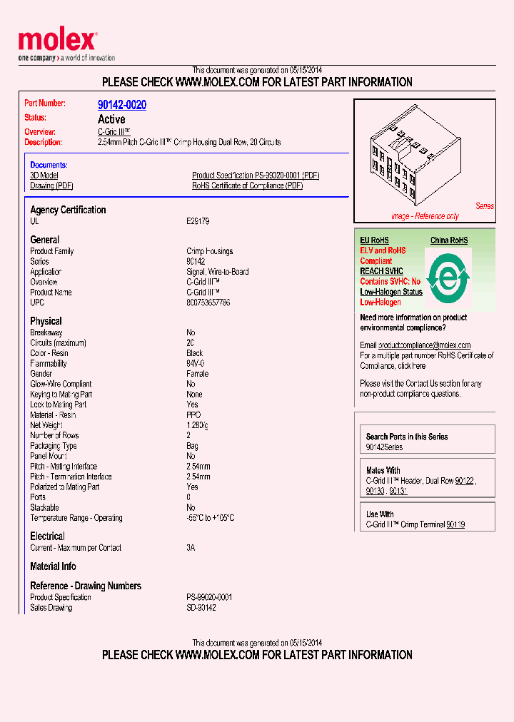 90142-0020_8032333.PDF Datasheet