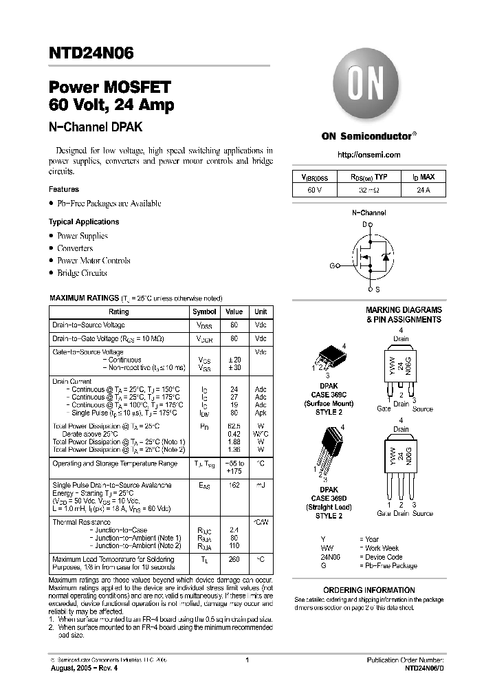 NTD24061_8032538.PDF Datasheet