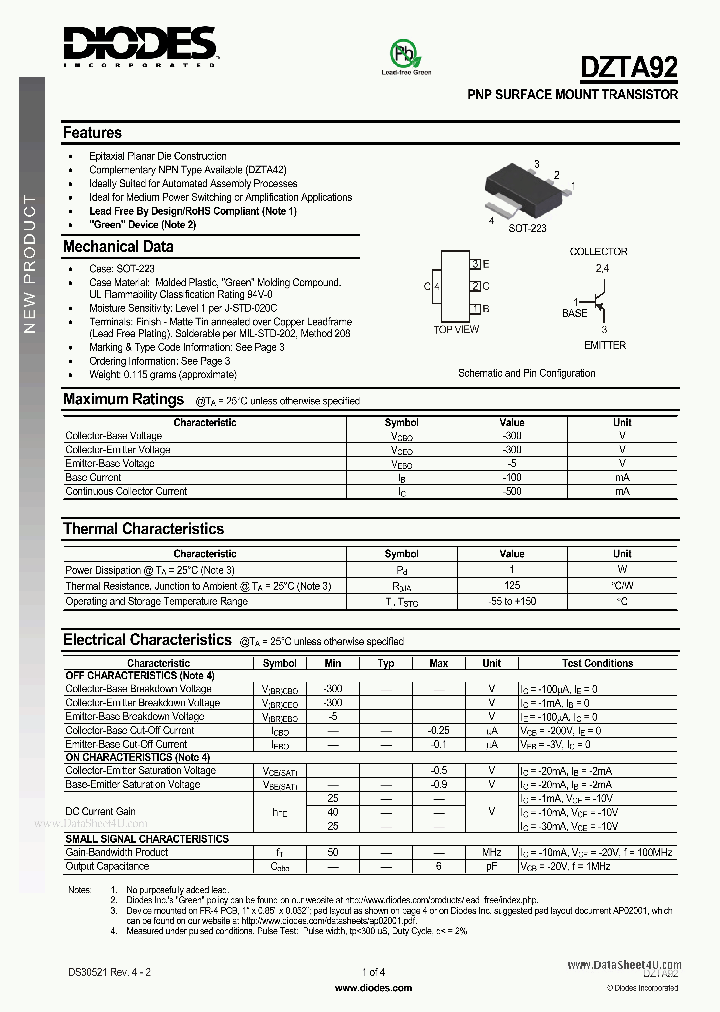 DZTA92_7812981.PDF Datasheet