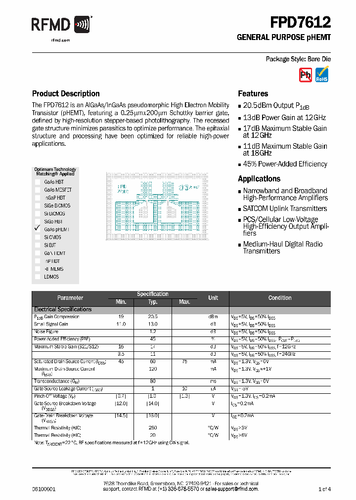 FPD7612-000SQ_8032756.PDF Datasheet