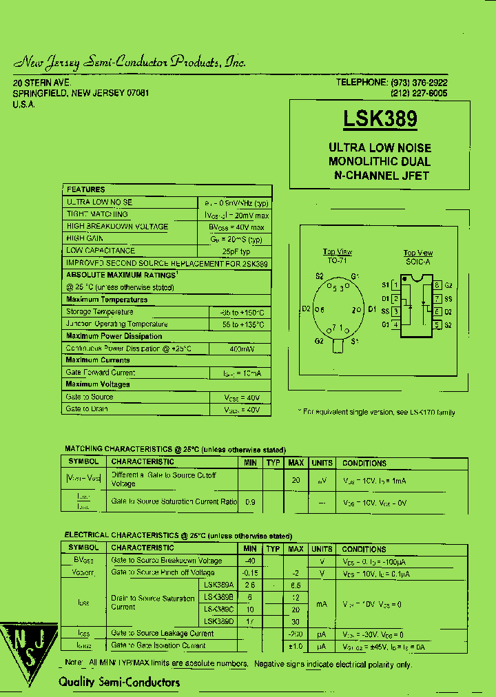 LSK389_8033269.PDF Datasheet
