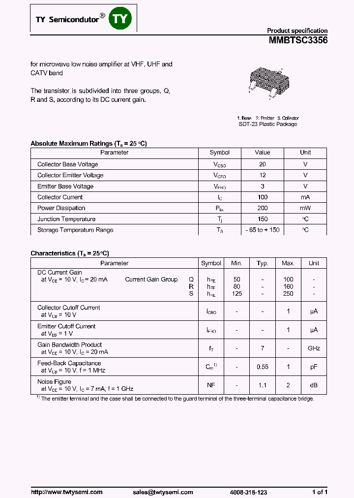 MMBTSC3356_8034659.PDF Datasheet