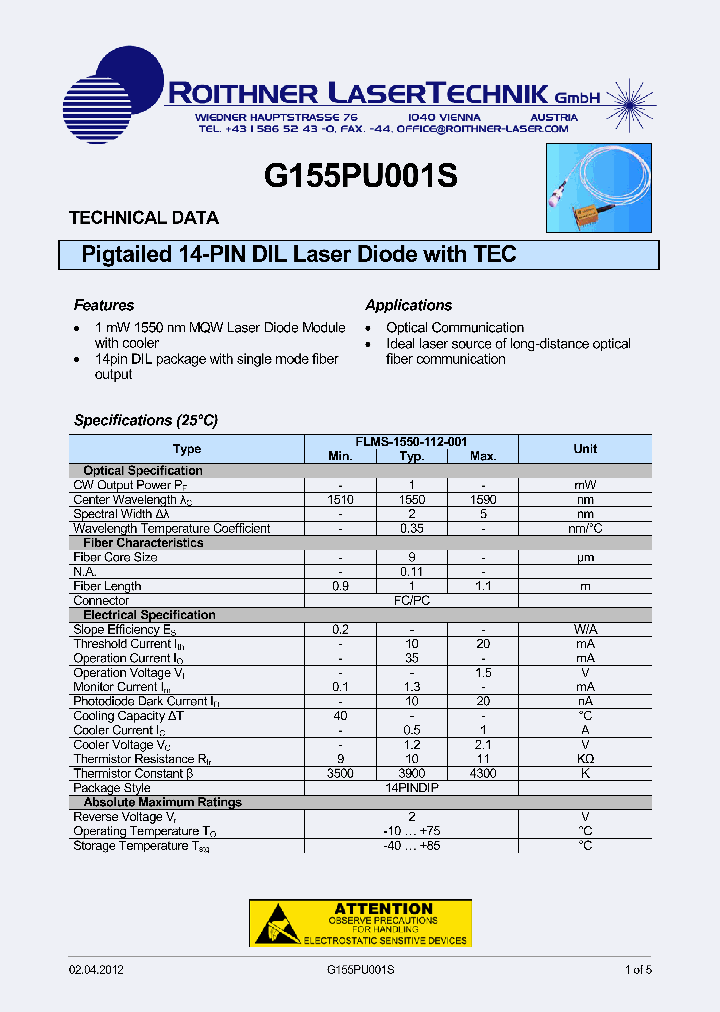 G155PU001S_8035560.PDF Datasheet