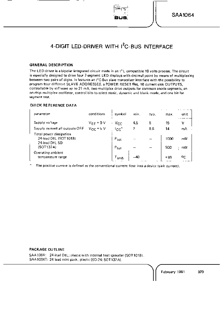 SAA1064PN_8036535.PDF Datasheet