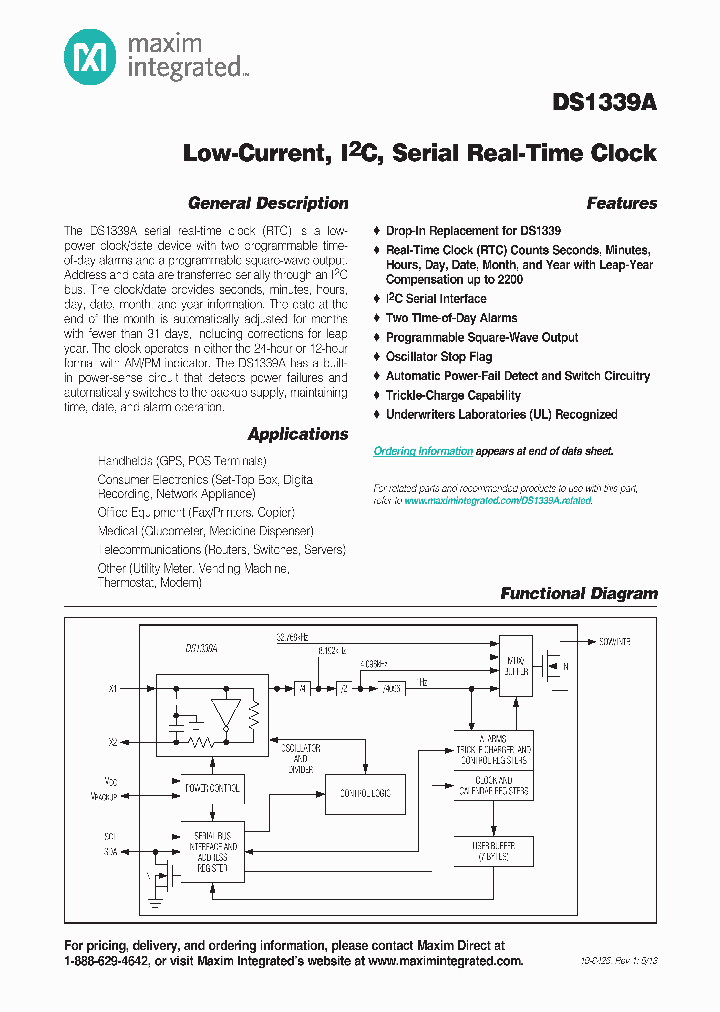 DS1339AU_8037072.PDF Datasheet