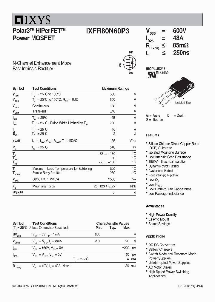 IXFR80N60P3_8037471.PDF Datasheet