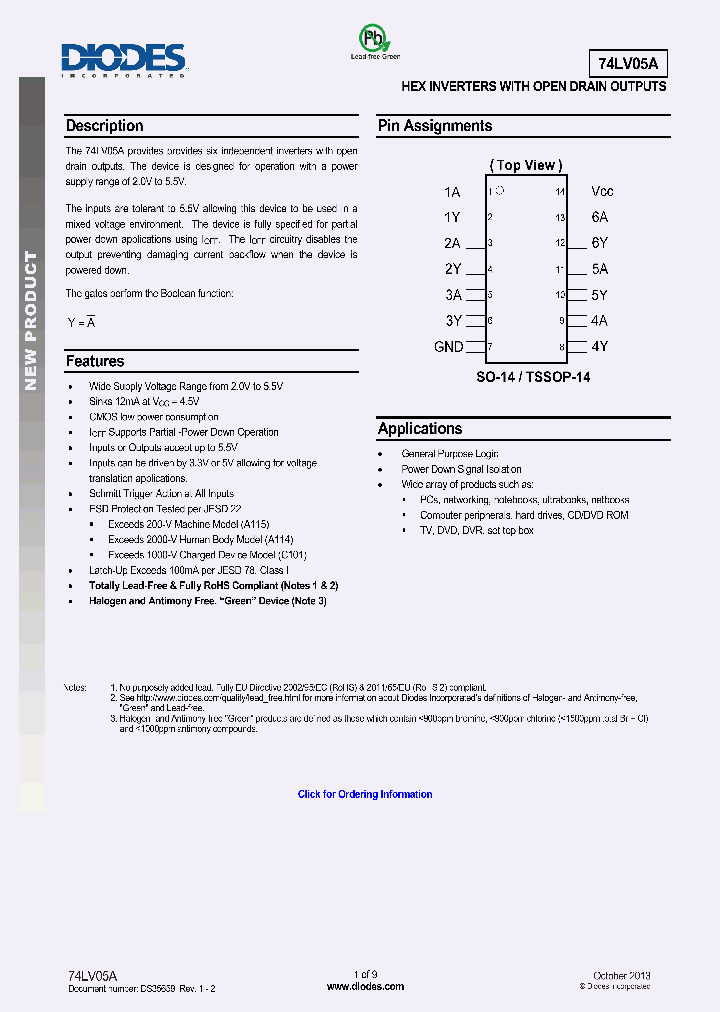 74LV05AS14-13_8038866.PDF Datasheet