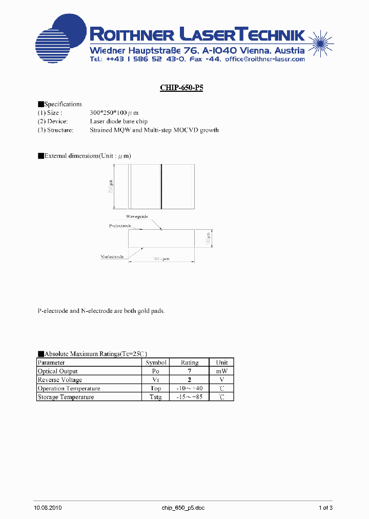 CHIP-650-P5_8039852.PDF Datasheet