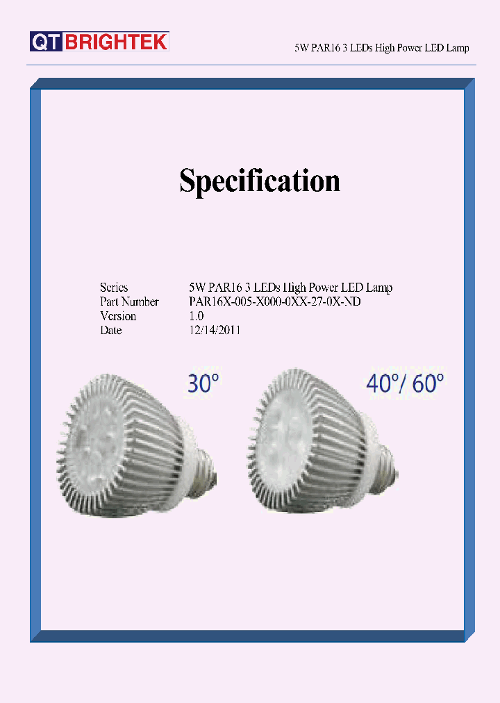 PAR16X-005-3000_8039897.PDF Datasheet