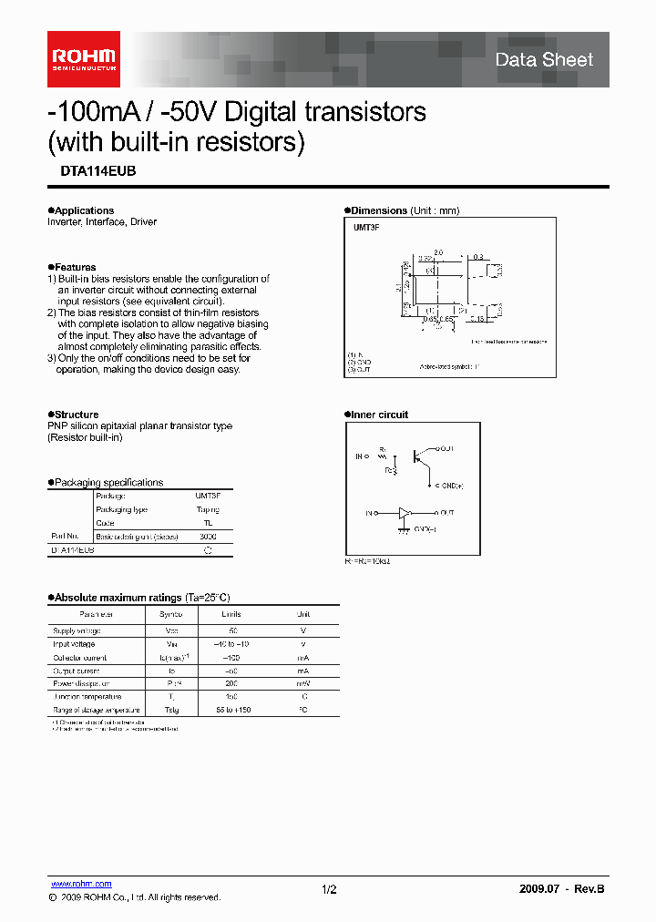 DTA114EUB_8040450.PDF Datasheet