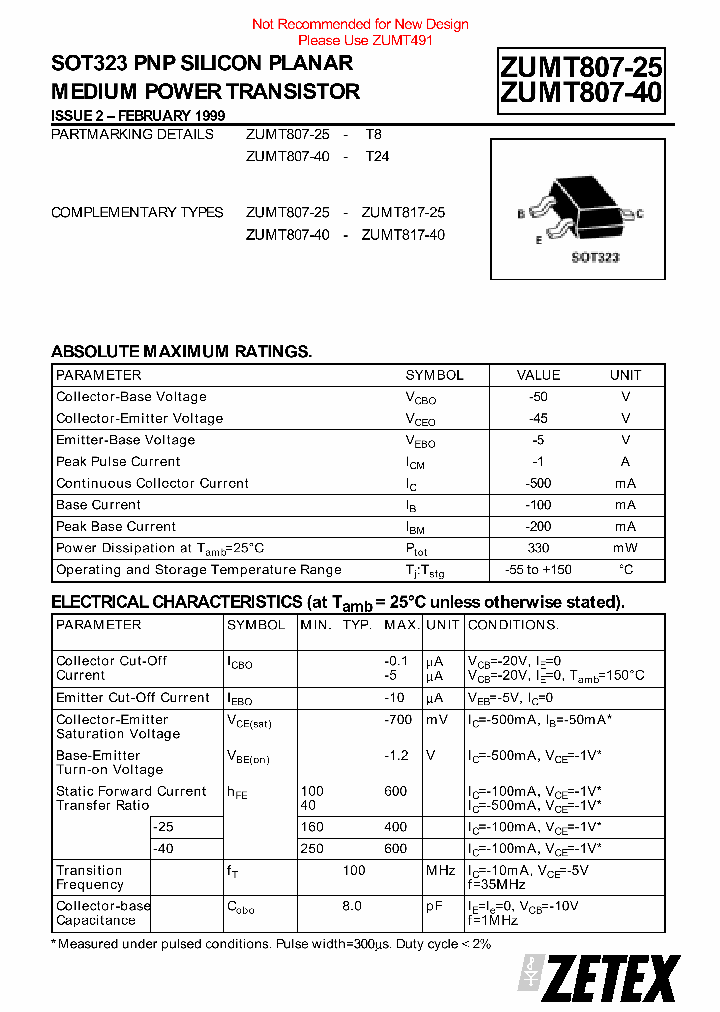 ZUMT807-25_8040458.PDF Datasheet