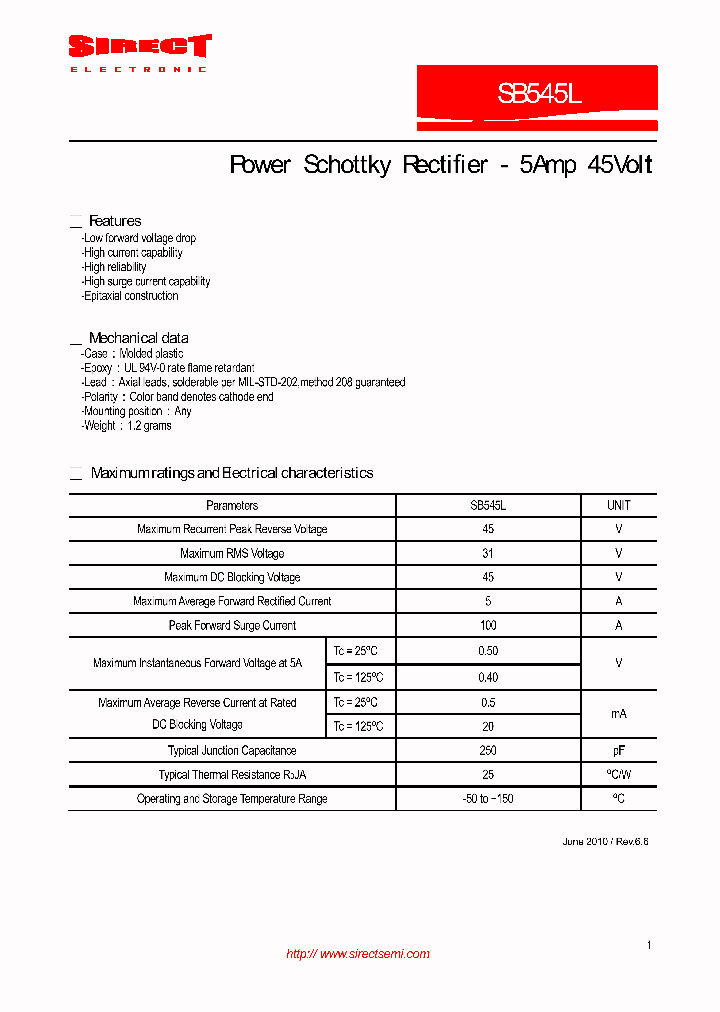 SB545L_8041025.PDF Datasheet