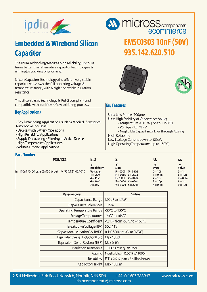 EMSC0303-10NF_8041156.PDF Datasheet