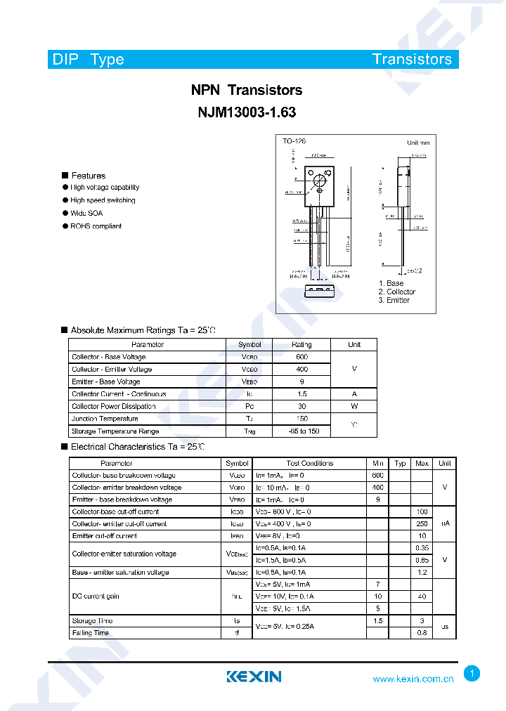 NJM13003-163-15_8041774.PDF Datasheet