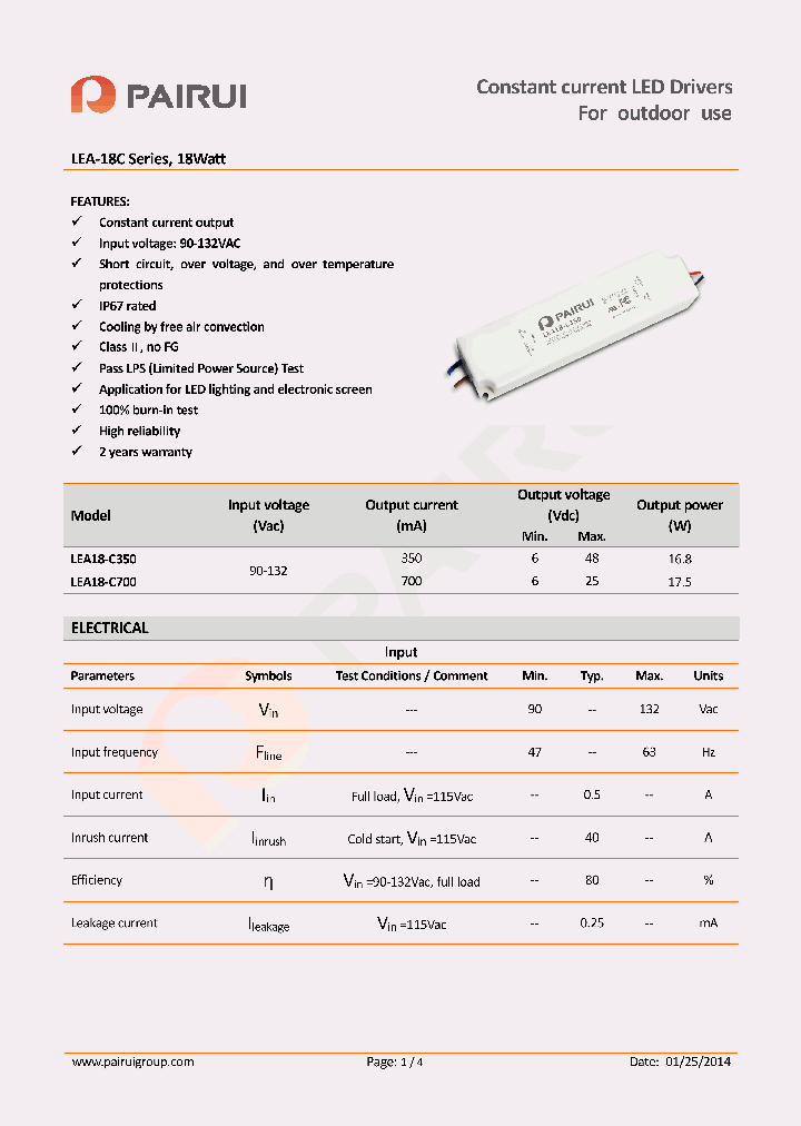 LEA-18C_8042556.PDF Datasheet