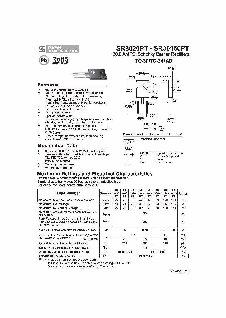 SR30100PT_8042955.PDF Datasheet