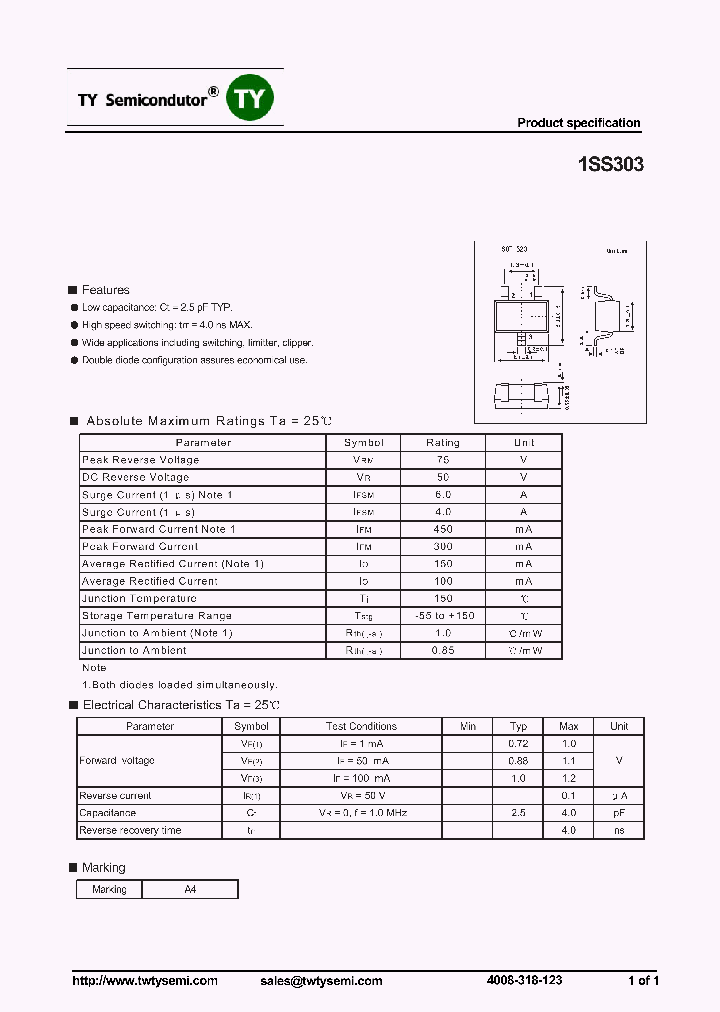 1SS303_8042992.PDF Datasheet