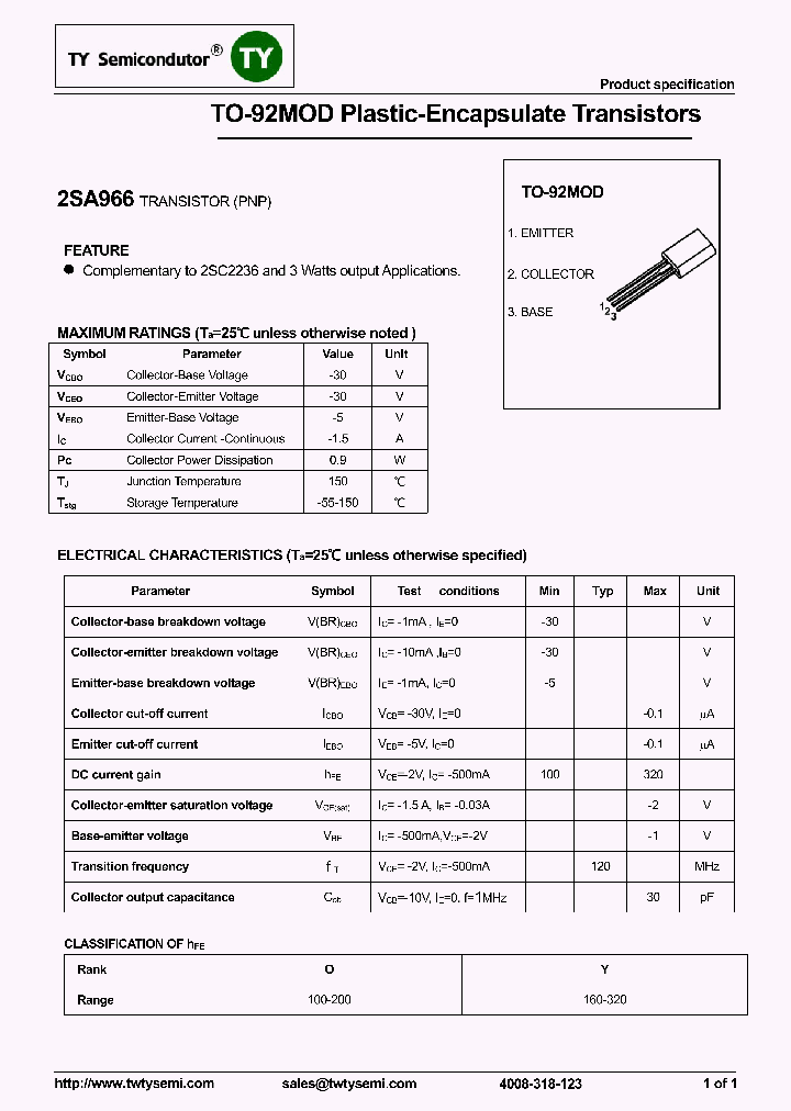 2SA966_8043742.PDF Datasheet