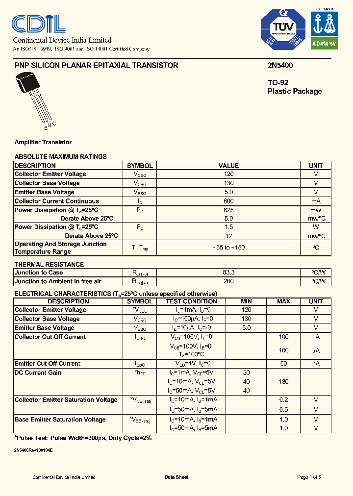 2N5400_8044082.PDF Datasheet