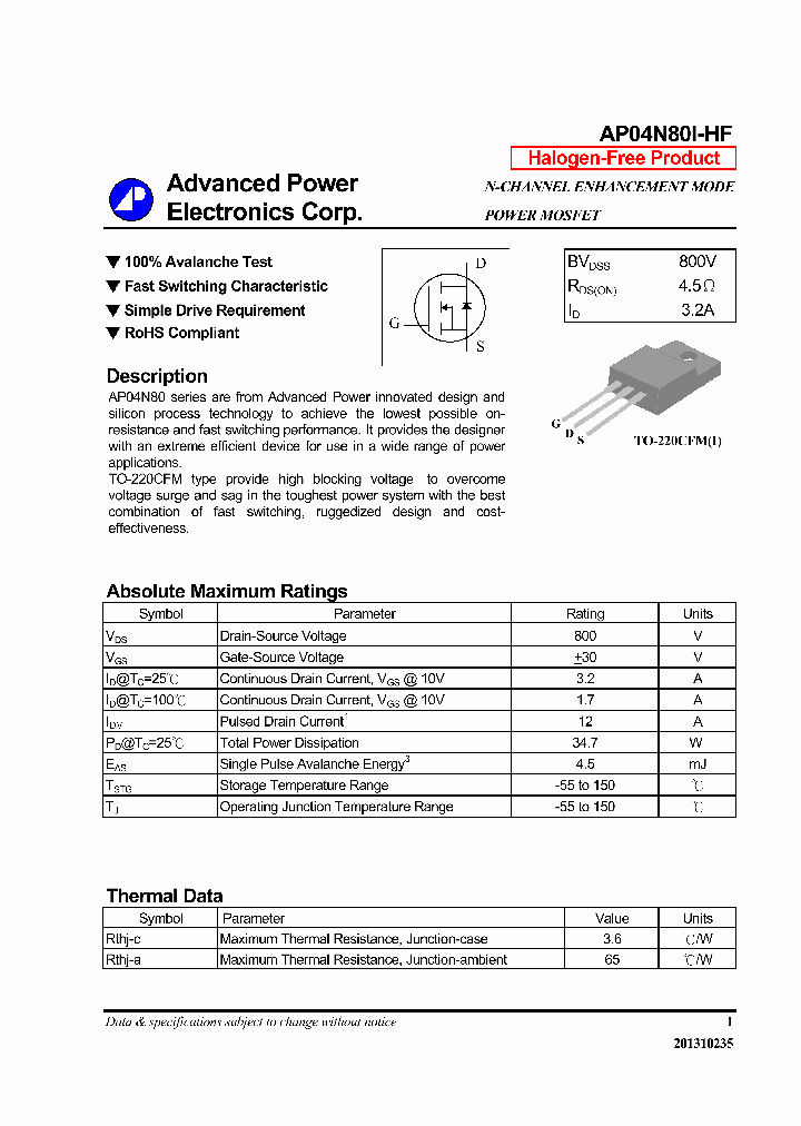 AP04N80I-HF-14_8044593.PDF Datasheet