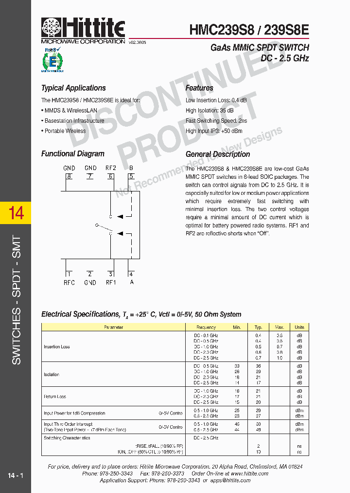 HMC239S8-10_8044776.PDF Datasheet
