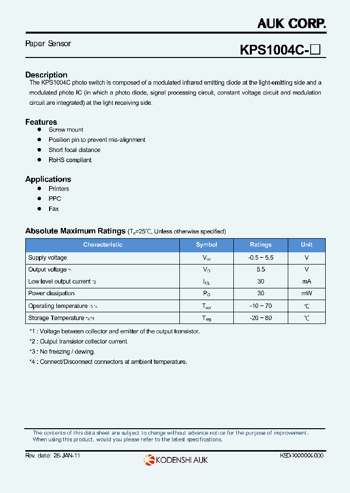 KPS1004C_8047276.PDF Datasheet