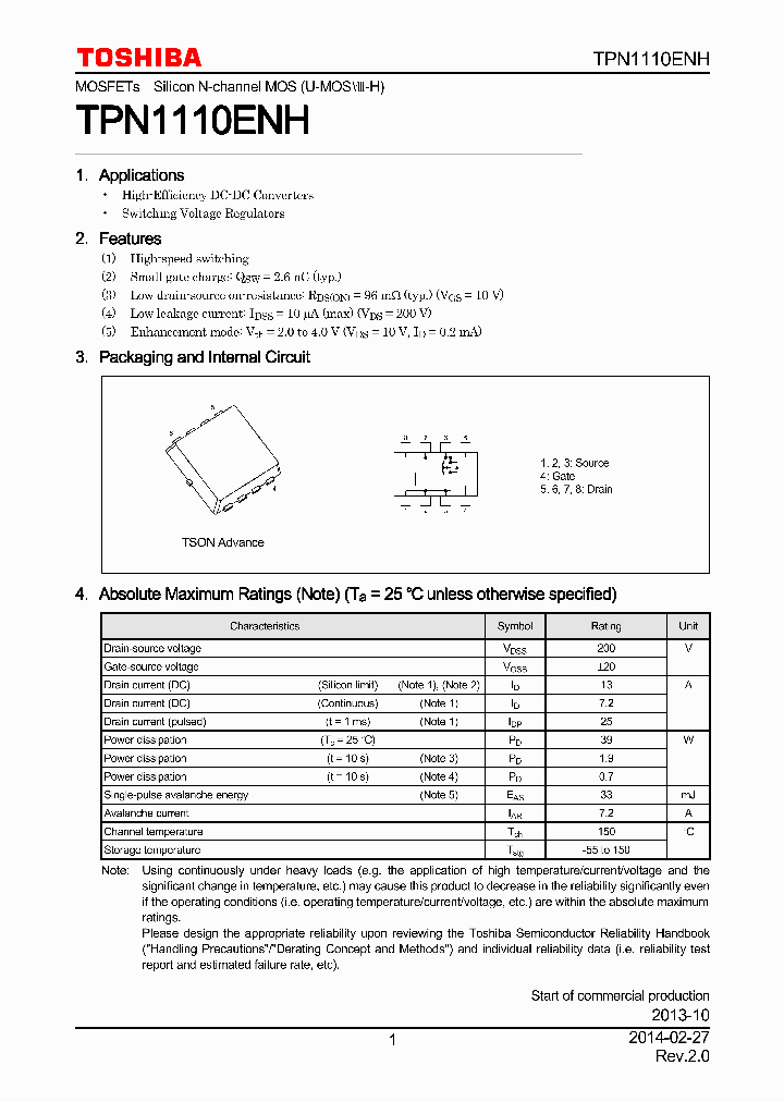 TPN1110ENH_8047850.PDF Datasheet