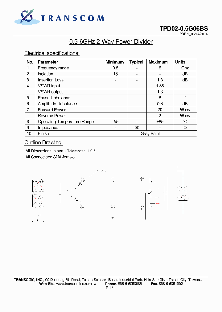 TPD02-05G06BS_8048080.PDF Datasheet