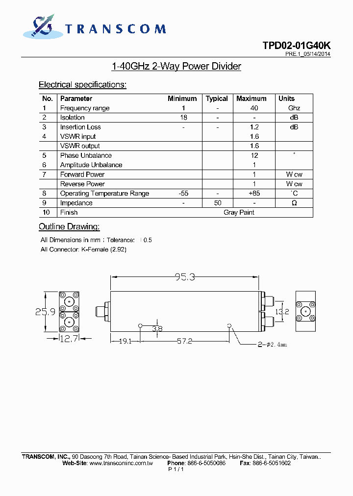 TPD02-01G40K_8048087.PDF Datasheet