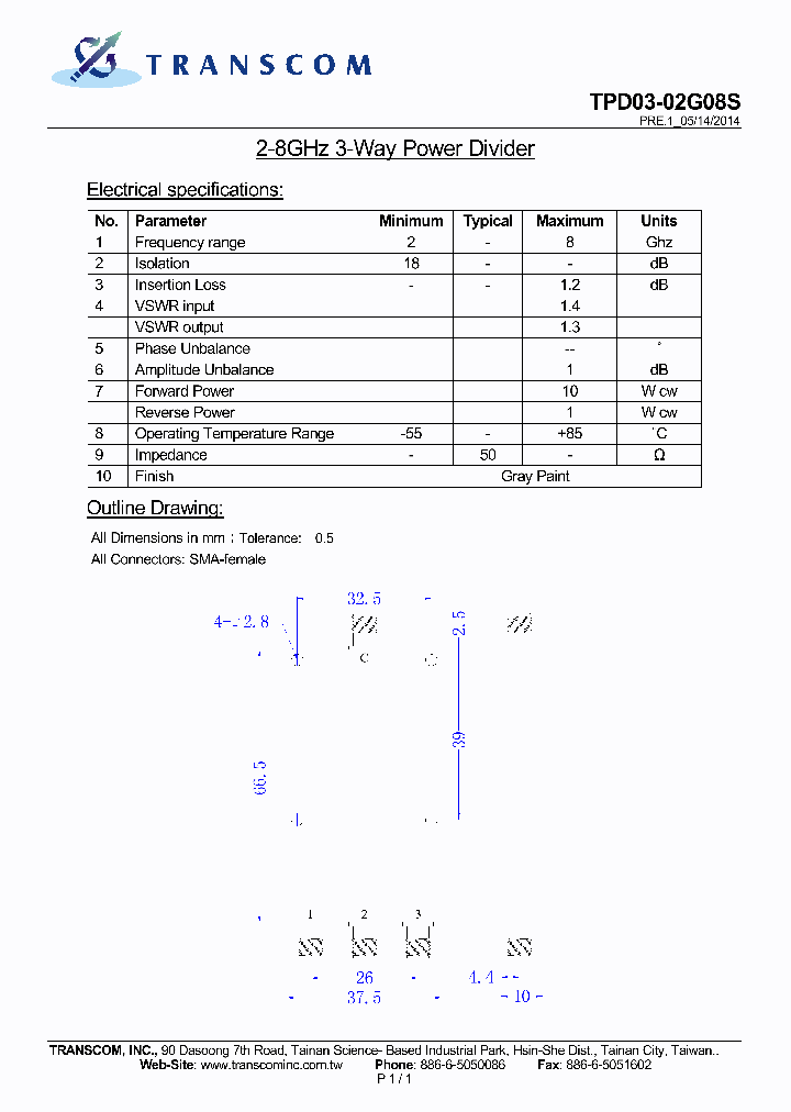TPD03-02G08S_8048094.PDF Datasheet