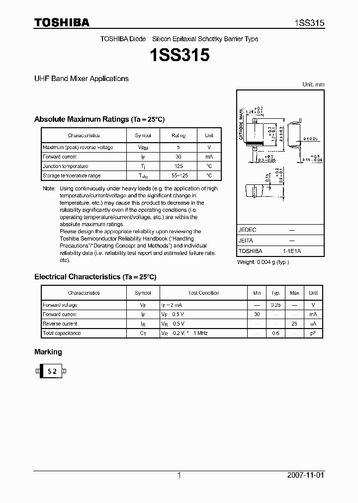 1SS315TPH3F_8048070.PDF Datasheet