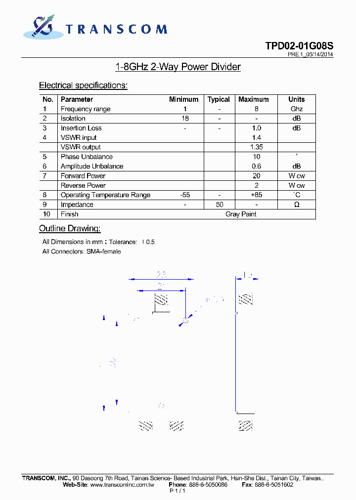 TPD02-01G08S_8048084.PDF Datasheet