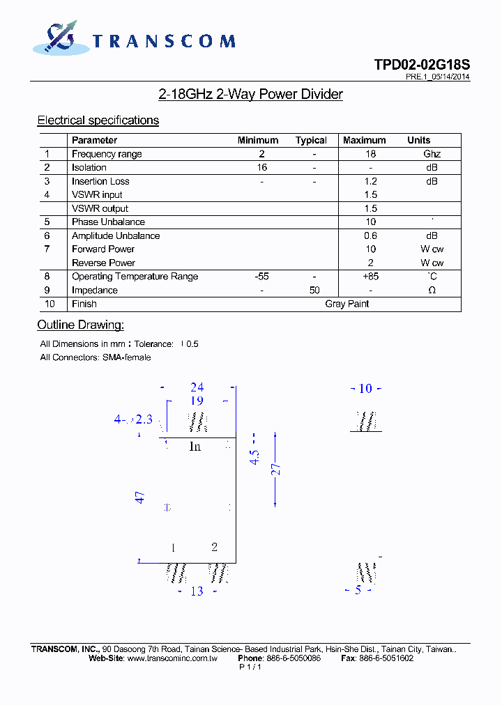 TPD02-02G18S_8048089.PDF Datasheet