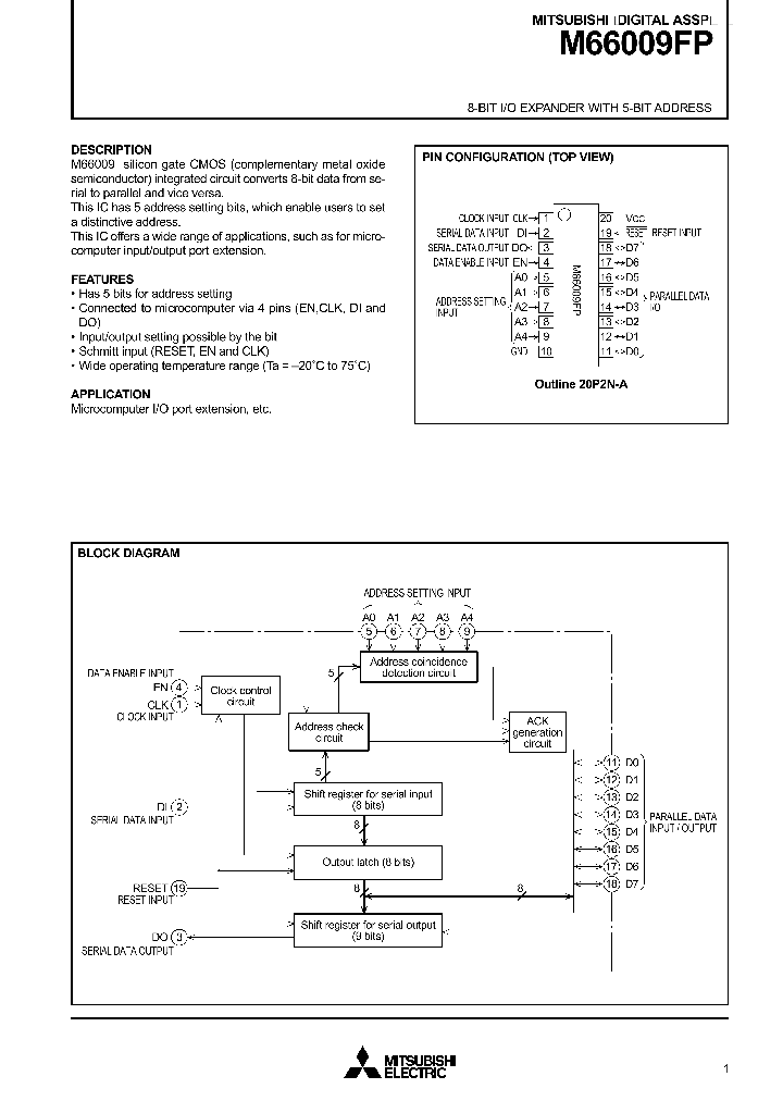 M66009FP_8048337.PDF Datasheet