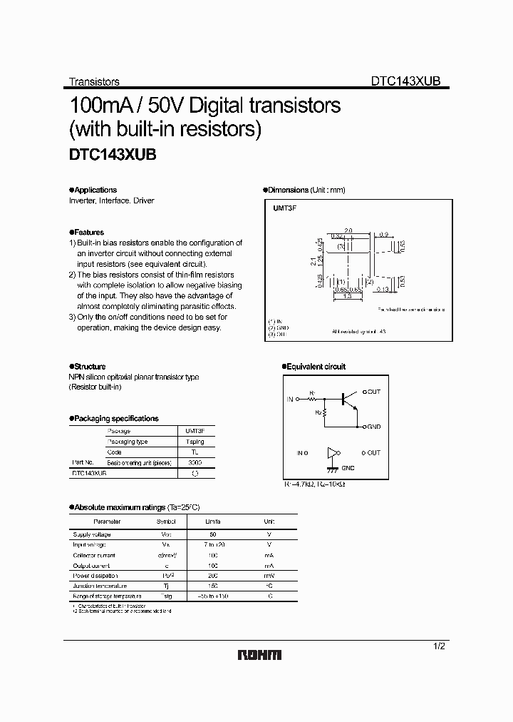 DTC143XUB_8048158.PDF Datasheet
