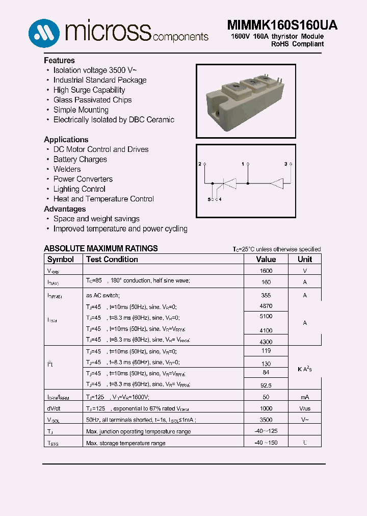 MIMMK160S160UA_8048295.PDF Datasheet