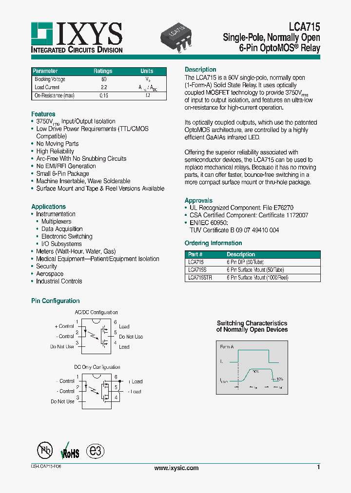 LCA715STR_8049013.PDF Datasheet