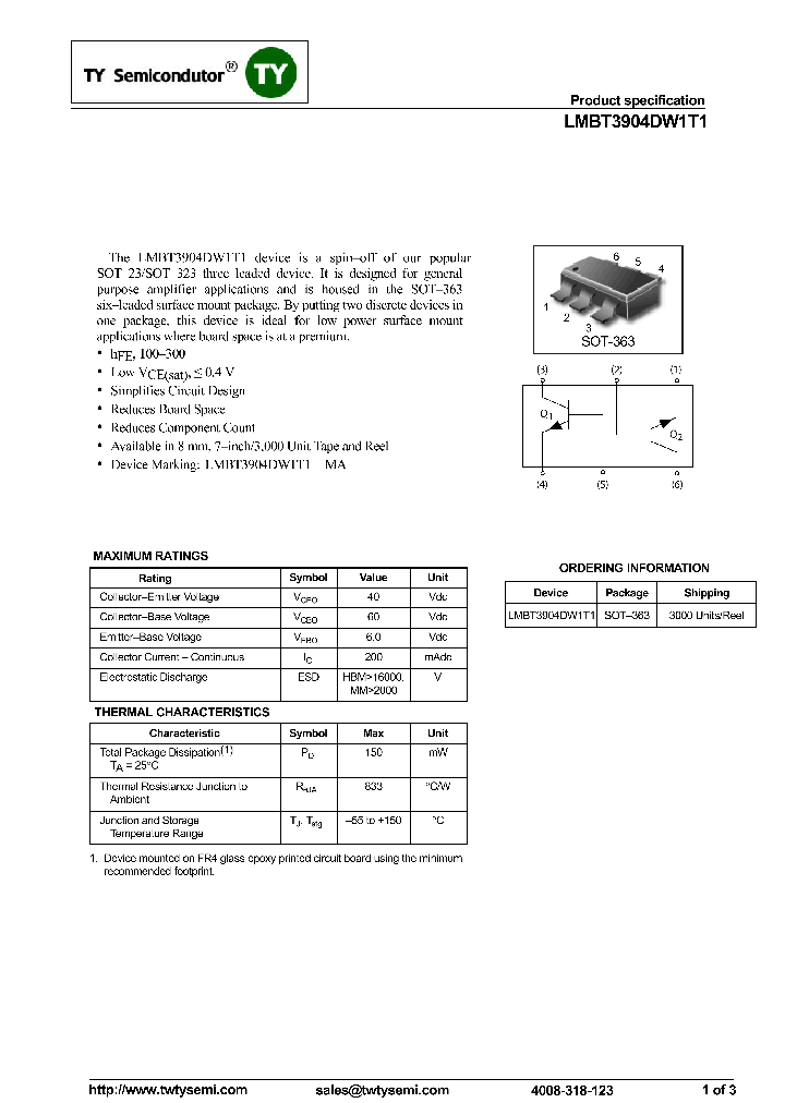 LMBT3904DW1T1_8049258.PDF Datasheet