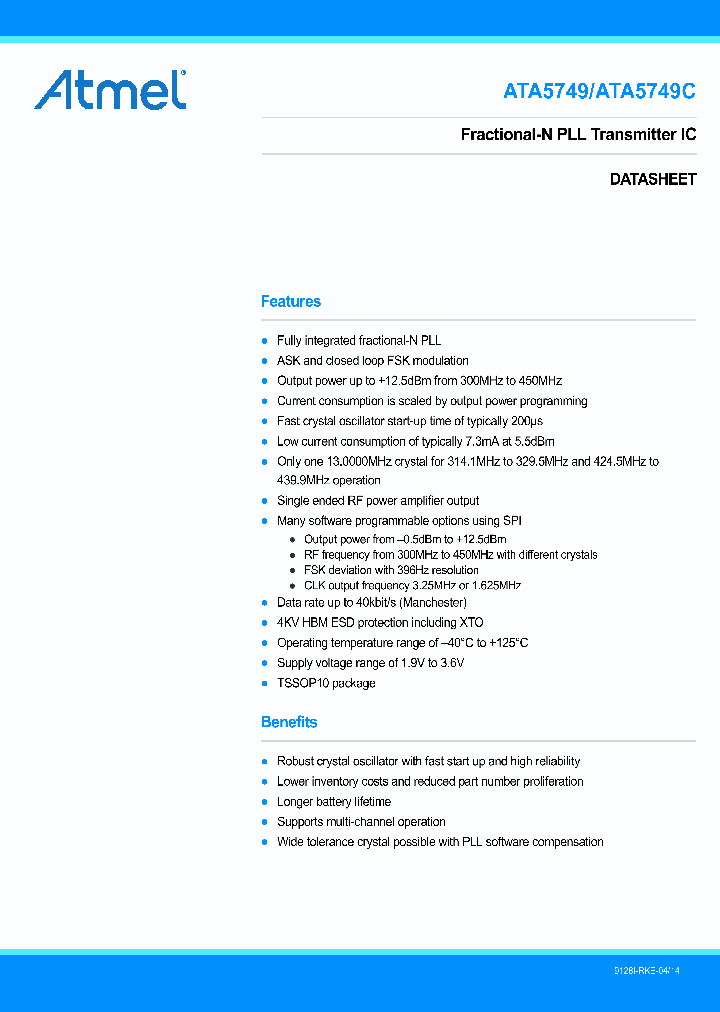 ATA5749C-14_8049153.PDF Datasheet