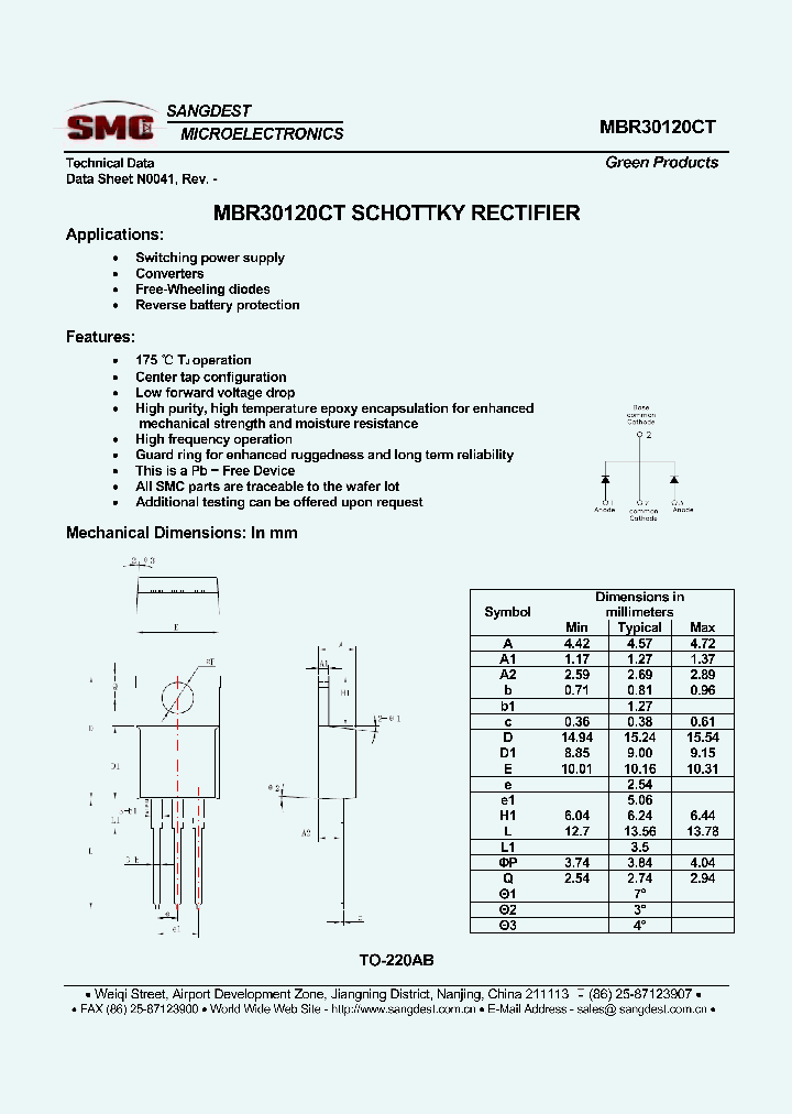 MBR30120CT_8051056.PDF Datasheet