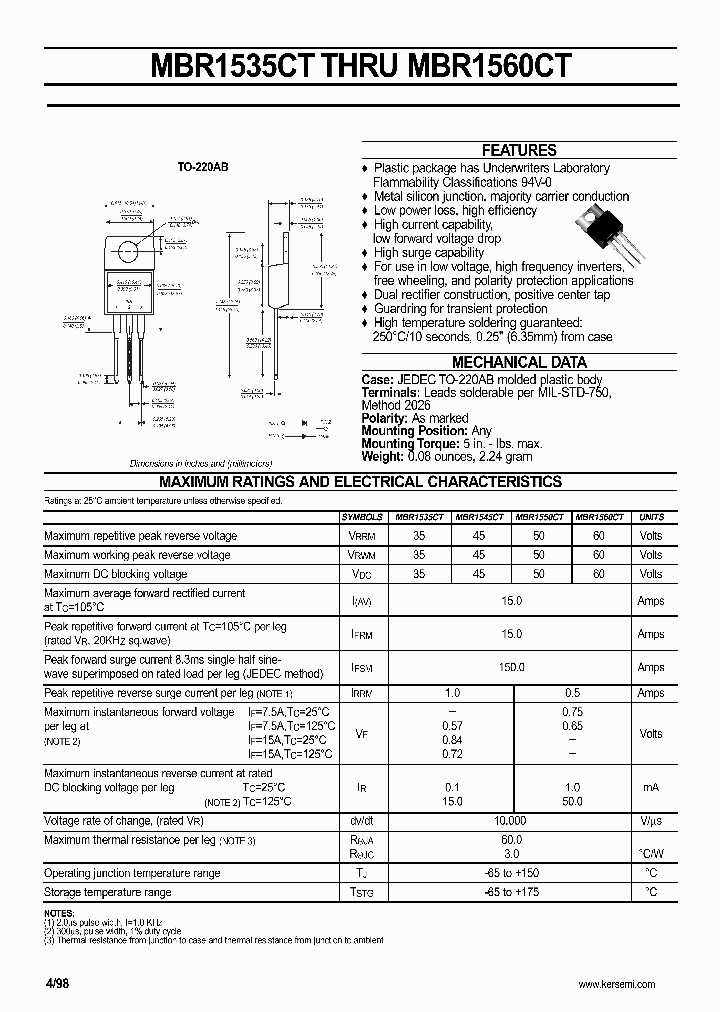 MBR1550CT_8050838.PDF Datasheet