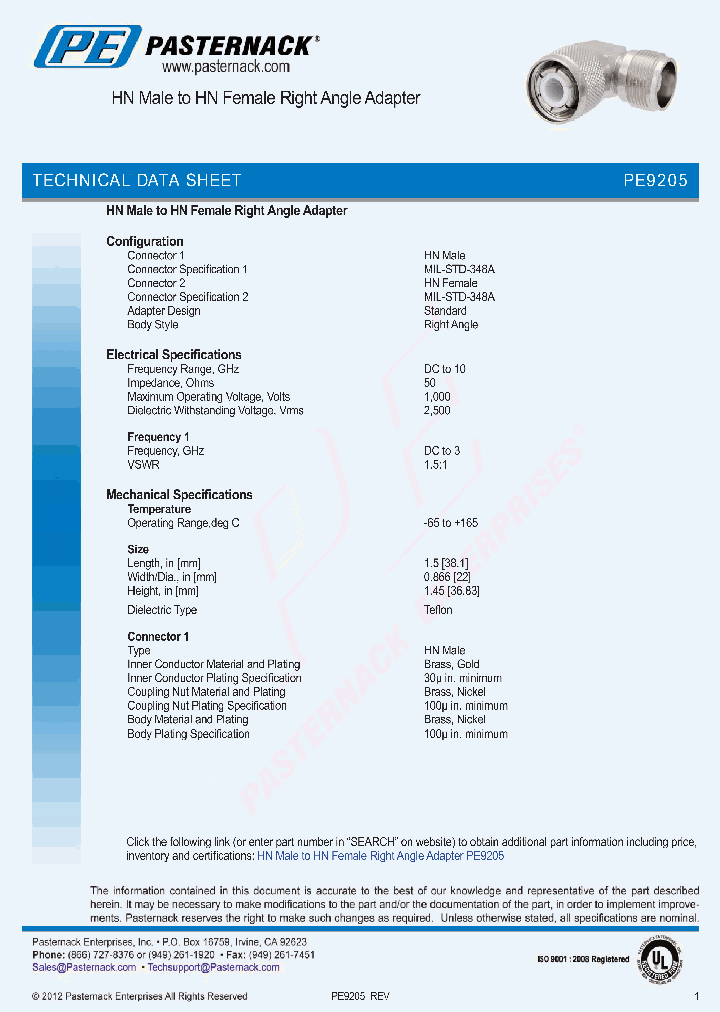 PE9205_8053592.PDF Datasheet