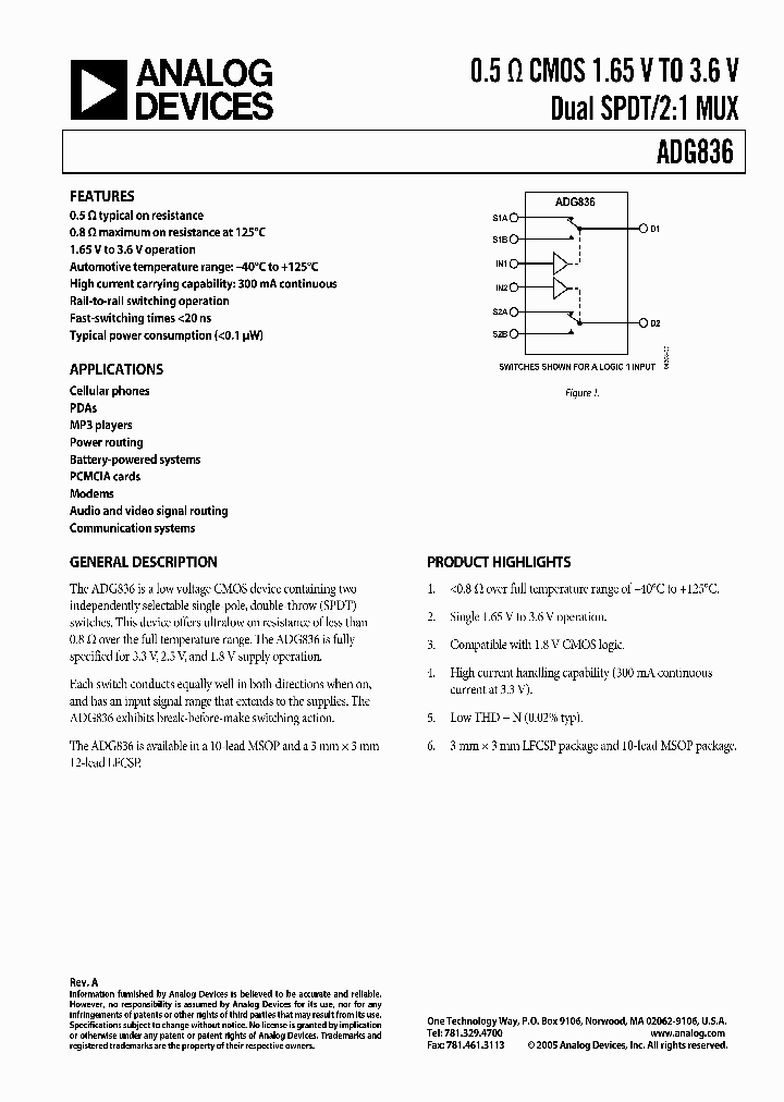 ADG836YCP-REEL_8054831.PDF Datasheet